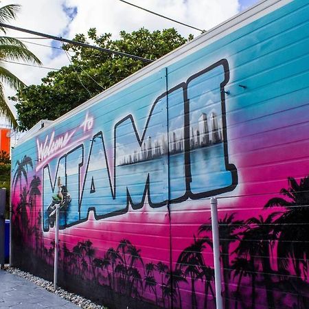 Unique Miami Art Escape W/ Hottub, Arcade & Murals Екстериор снимка